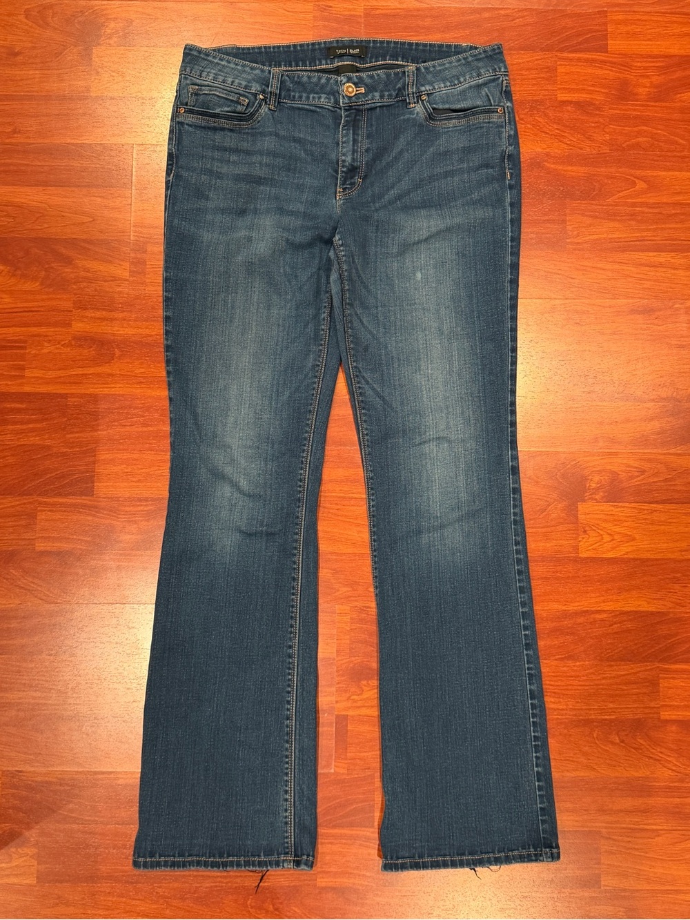 White House Black Market Dark Blue Jeans Sz 12R